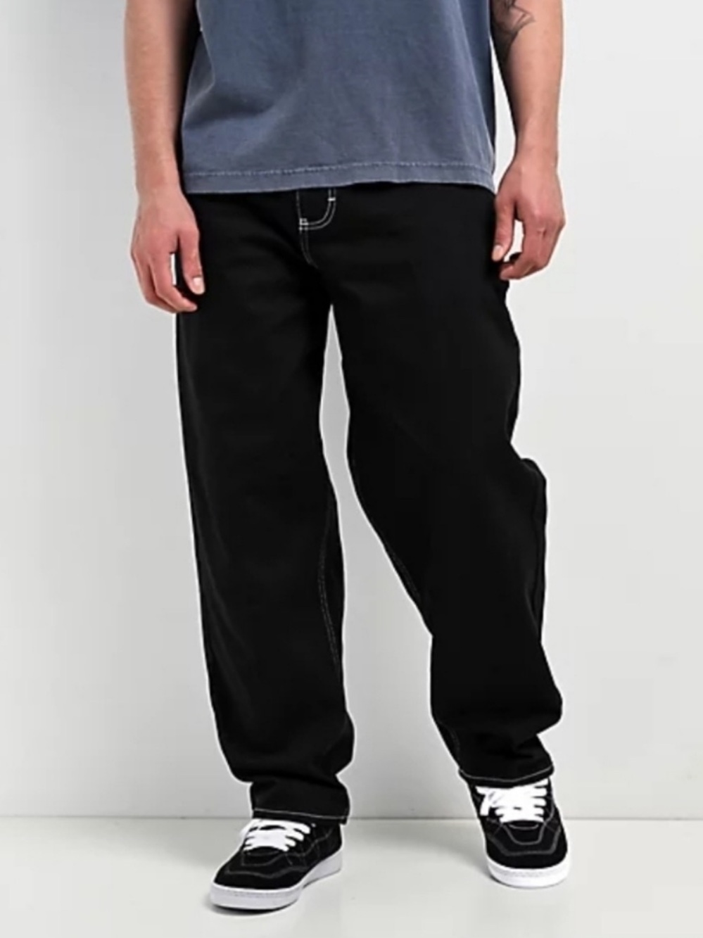 Empyre Ultra Loose Fit
Embroidered Black Skate Jeans Size 32 - Picture 2 of 12